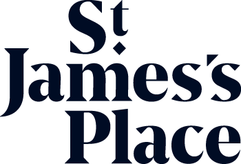 The words: "St James's Place" in bold, black font